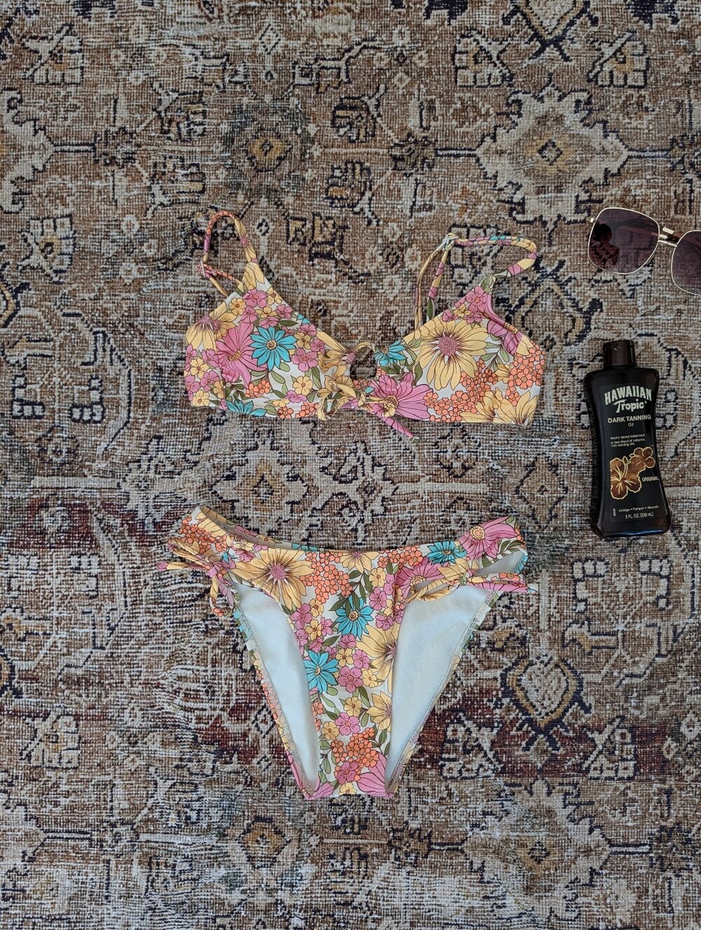 No Boundaries floral bikini XS